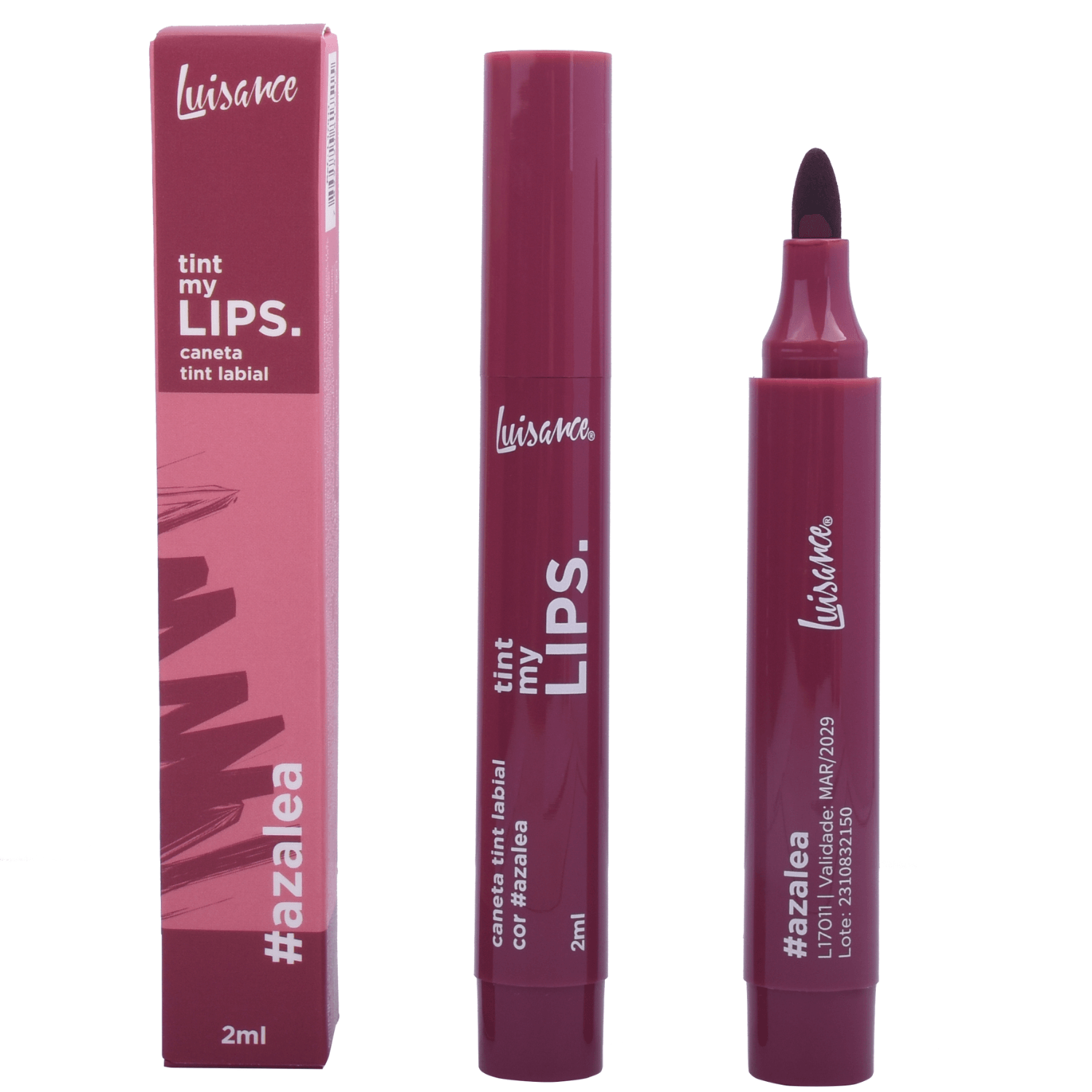 Caneta Tint Labial Vegano Luisance Azalea - L17011E - voudemake